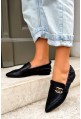 Czarne loafersy Ernica