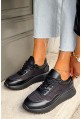 Czarne siateczkowe sneakersy Mayana