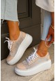 Beżowe sneakersy Ramacca