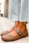 Karmelowe baleriny barefoot Elora