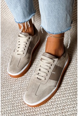 Beżowe sneakersy Elurea