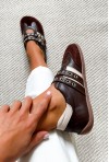 Brązowe sneakersy barefoot Vioné