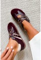 Bordowe sneakersy barefoot Vioné