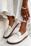 Beżowe mokasyny barefoot Lazea