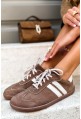 Brązowe trampki barefoot Avenil