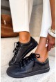 Czarne trampki barefoot Dera