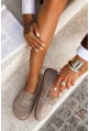 Szare zamszowe mokasyny barefoot Carmea
