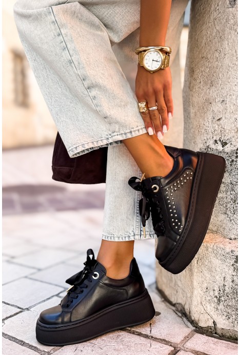 Czarne sneakersy Pamela