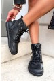 Czarne botki barefoot Pravine