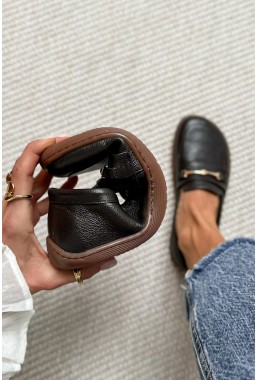 Brązowe mokasyny barefoot Merada