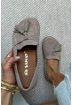 Zamszowe mokasyny barefoot Ennisa cappuccino