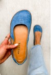 Niebieskie baleriny barefoot Nurea