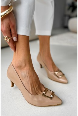 Beżowe czółenka Sovelly