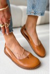 Baleriny barefoot Nurea jasny brąz