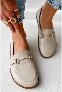 Beżowe mokasyny barefoot Ardella