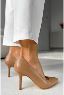 Beżowe szpilki Fiorella