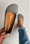 Szare baleriny barefoot Novera