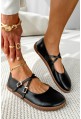 Czarne baleriny barefoot Everis