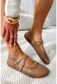 Baleriny barefoot Everis camel
