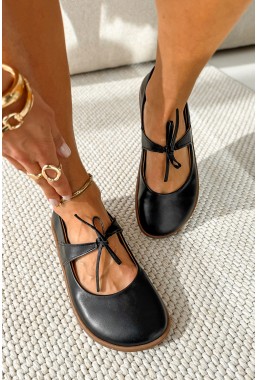Czarne baleriny barefoot Amarella