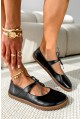 Czarne baleriny barefoot Amarella