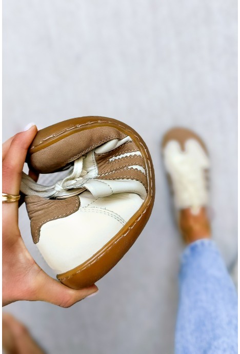 Beżowe trampki barefoot Amelia