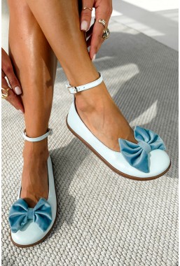 Błękitne baleriny barefoot Vitalia