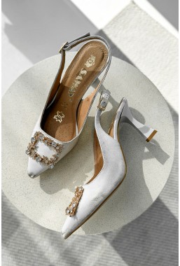 Złote przecierane czółenka Jovinea