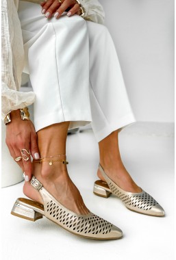 Perłowe czółenka Velunea