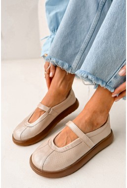 Beżowe baleriny barefoot Adoria