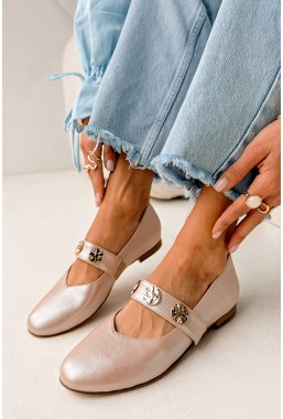 Baleriny Gisella rose gold