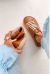 Brązowe trampki barefoot Zindi
