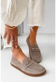 Zamszowe mokasyny barefoot Ravera szary