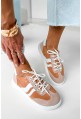Brzoskwiniowe trampki barefoot Gracia