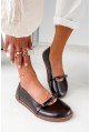 Czekoladowe baleriny barefoot Sorin