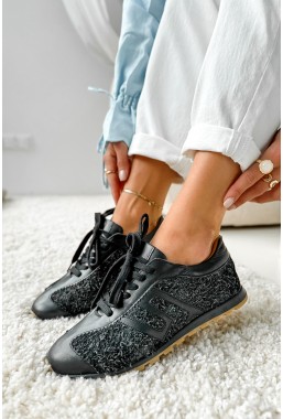 Czarne sneakersy Romiva