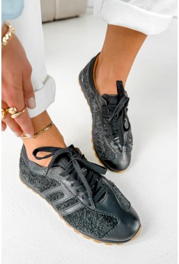 Czarne sneakersy Romiva