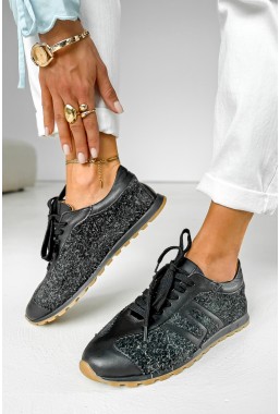 Czarne sneakersy Romiva