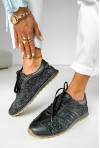 Czarne sneakersy Romiva