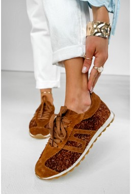 Brązowe sneakersy Romiva 