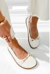 Beżowe baleriny barefoot Fipre
