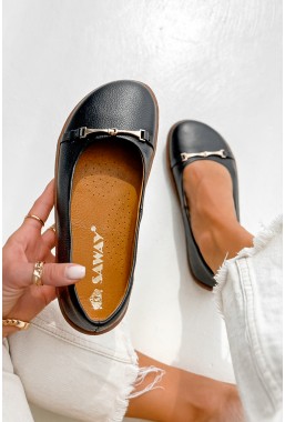 Czarne baleriny barefoot Fipre