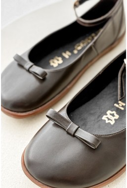 Czekoladowe baleriny barefoot Tivella