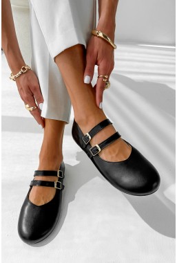 Czarne baleriny barefoot Yerma