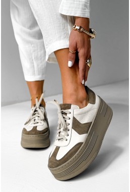 Beżowe sneakersy Sharyl