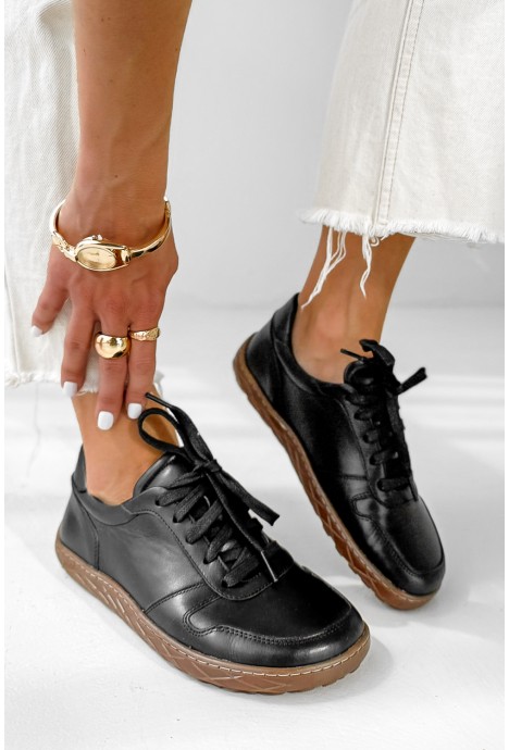 Czarne trampki barefoot Emanila