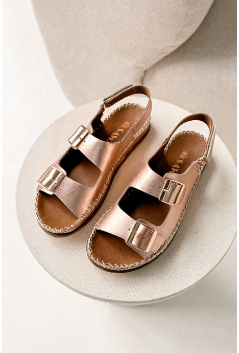 Sandały Allison rose gold