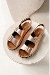 Sandały Allison rose gold