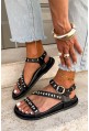 Czarne sandały Alvire