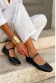 Czarne baleriny Letty